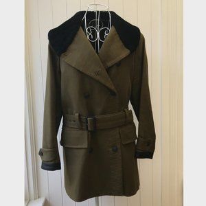 Rag & Bone Coat with Shearling Collar